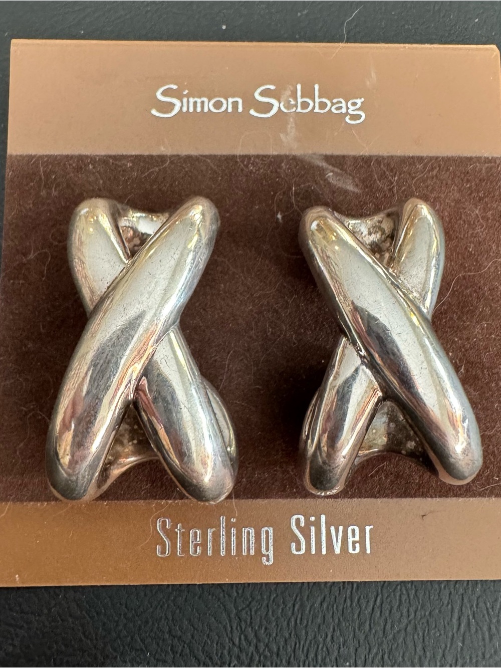Simon Sebbag Sterling Silver Earrings